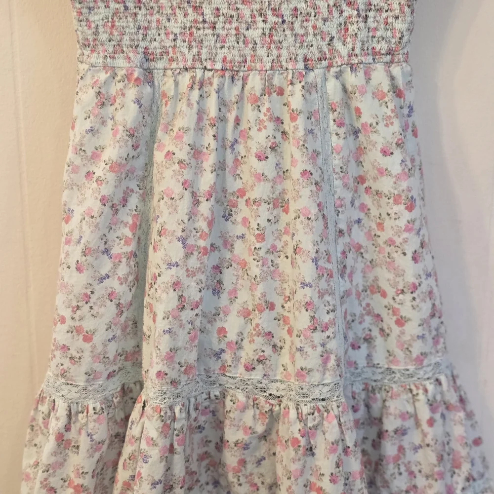 Romantic LoveShackFancy x Target floral mini dress 🌷 100% Cotton - Picture 10 of 16